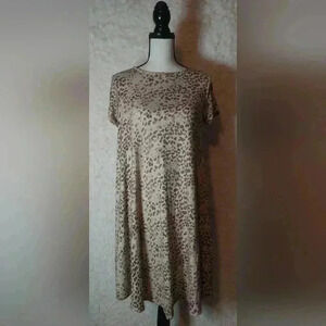 Women’s Leopard Print Midi by BomBom Brand.